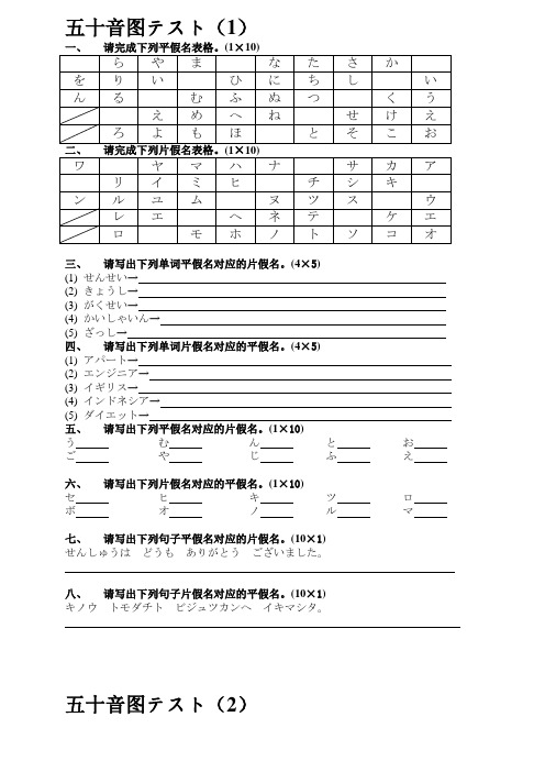 五十音图