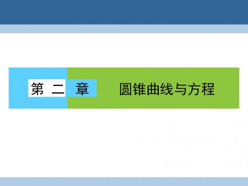 高中数学 第二章 圆锥曲线与方程 2.1 曲线与方程课件 