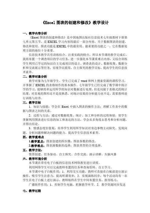 《Excel图表的创建和修改》教学设计