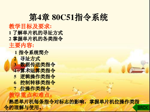 单片机--80C51指令系统  ppt课件