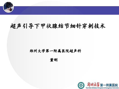 超声引导下甲状腺结节细针穿刺技术