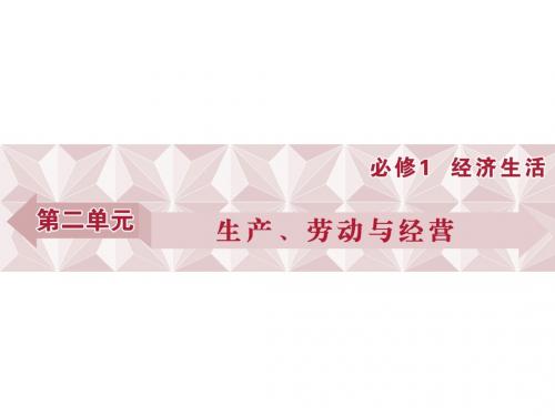 必修1第二单元第四课