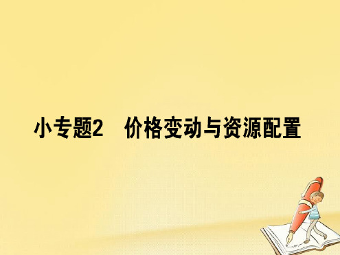 2018届高考政治二轮复习 专题一 价格波动与居民消费 12 价格变动与资源配置课件