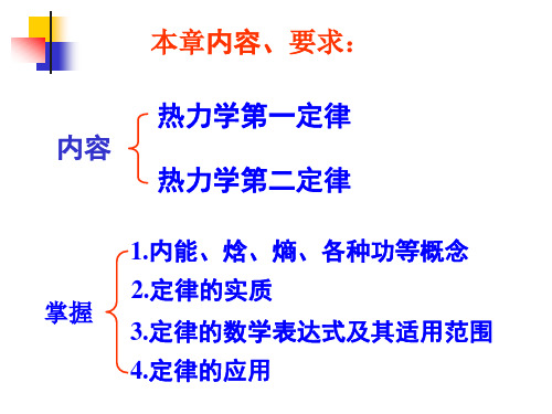 热力学基本定律热一律