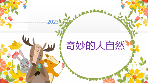 部编版语文二年级下册语文园地六 写话:奇妙的大自然(课件)(共21张PPT)