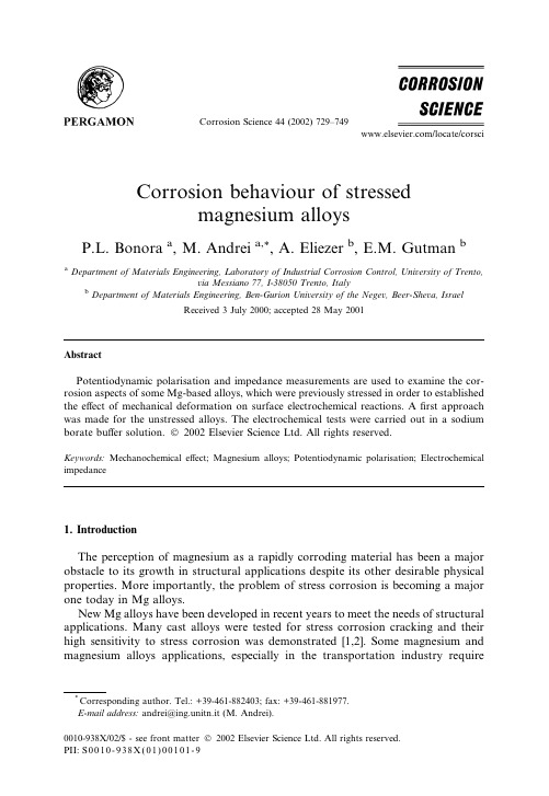 -Corrosion_Behaviuor_Of_Stressed_Magnesium_Alloys-Elsevier