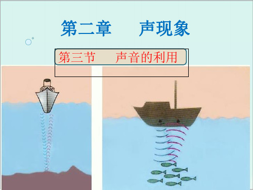 人教物理八年级上册第二章第3节声音的利用共22张ppt