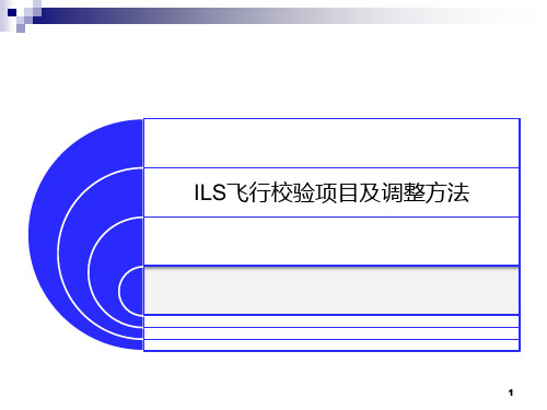 ILS飞行校验项目程序及调整方法PPT课件