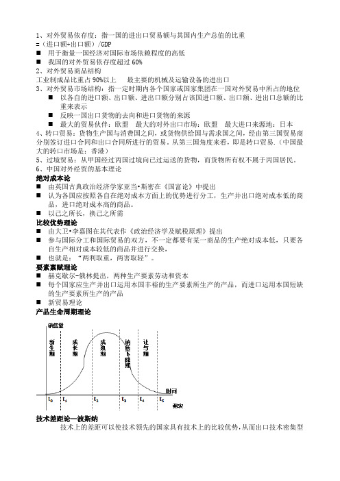 对外贸易依存度