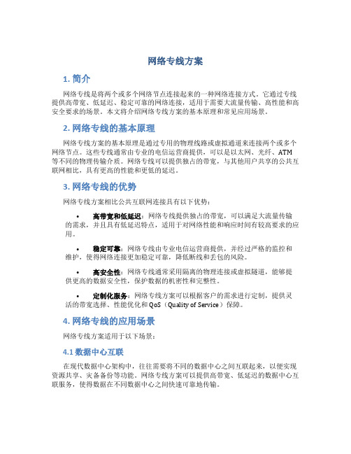 网络专线方案