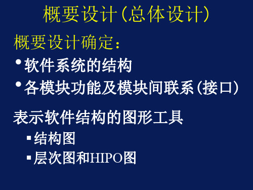 酒店管理信息系统功能结构图