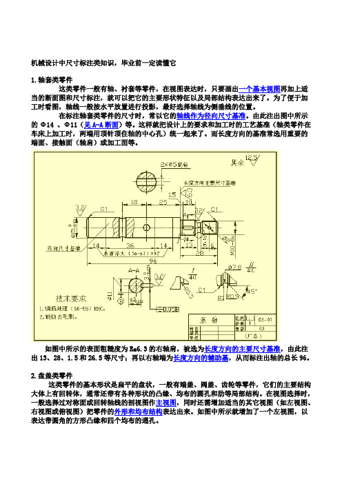 机械图纸尺寸标注类