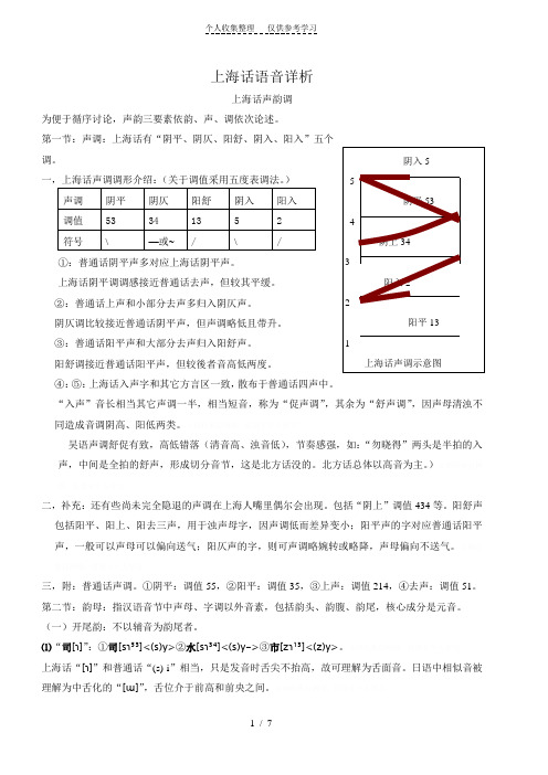 上海话语音-上海话发音技巧