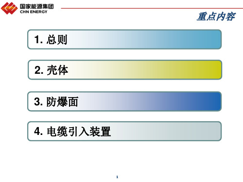 煤矿电气设备防爆检查标准PPT精选文档