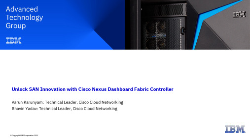 Unlock SAN Innovation with Cisco Nexus Dashboard F