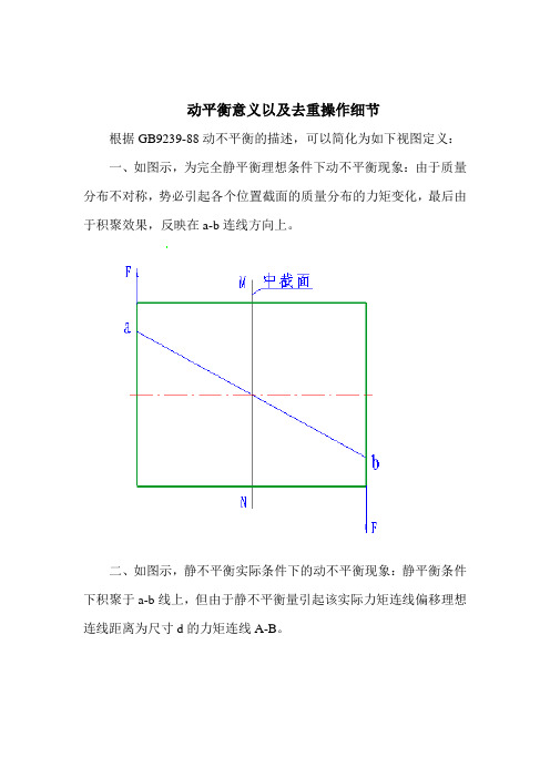 动平衡去重操作