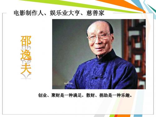 邵逸夫简介
