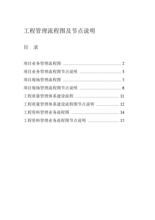 工程施工管理流程图