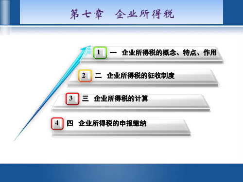 第7章 企业所得税 《中国税制》PPT课件