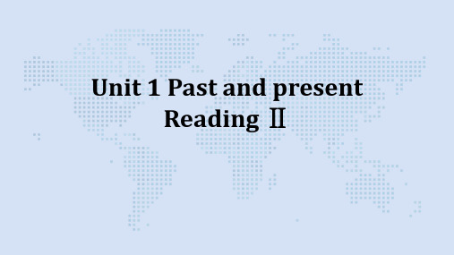 牛津译林英语八年级下册Unit1 Reading II(共29张PPT)