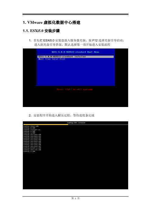 VMware虚拟化数据中心搭建 - 副本