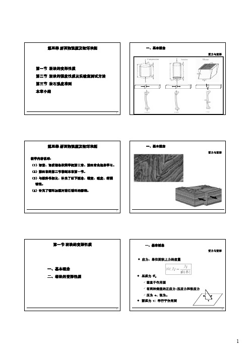 岩石力学 第三章