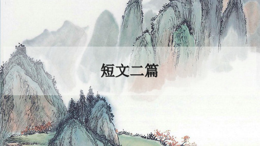 部编人教版八年级上册语文《11 短文二篇》课件
