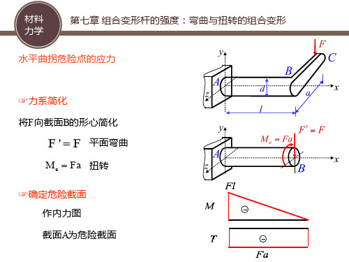 材料力学 第7章 组合变形杆的强度-2