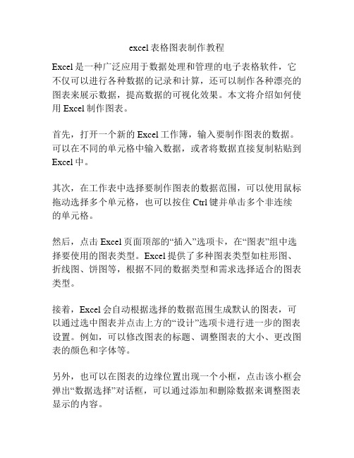 excel表格图表制作教程