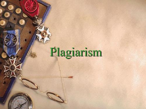 Plagriarism