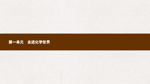 九年级化学上册第一单元走进化学世界课题1物质的变化和性质课件新版新人教版