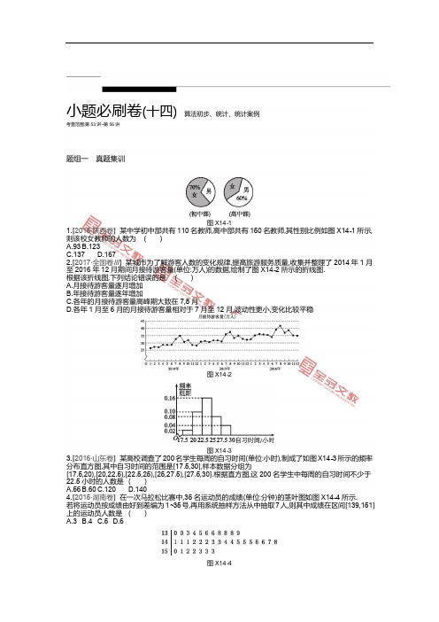 高中数学第10单元  算法初步、统计、统计案例测评正文含答案