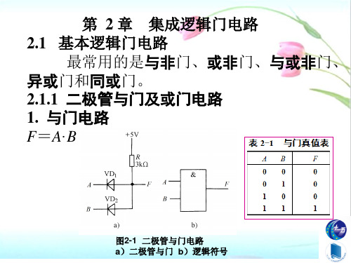 集成逻辑门电路