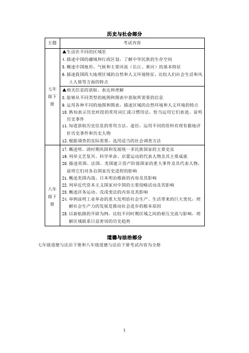 历史与社会;思想品德.doc