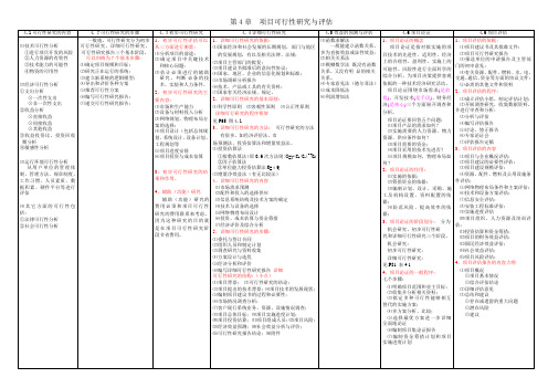 系统集成项目管理工程师知识点精华(合集)