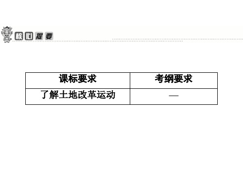2018-2019学年八年级历史下册人教版课件：第3课 土地改革(共38张PPT)