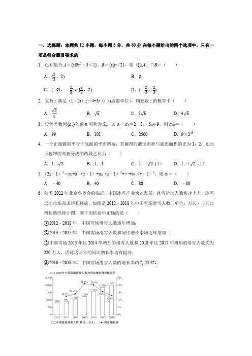 福建省福州市2020届高三5月调研卷理科数学试题(解析版)