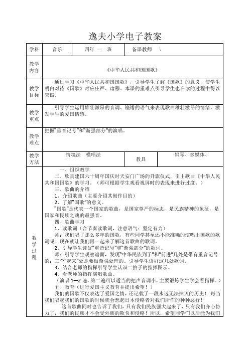 《中华人民共和国国歌》