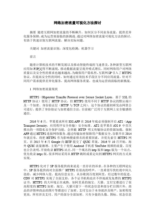 网络加密流量可视化方法探讨