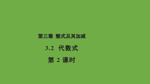 代数式教学课件北师大版七年级数学上册