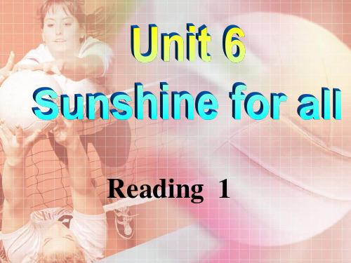 牛津译林版英语八年级下册课件：Unit6  Reading(1)