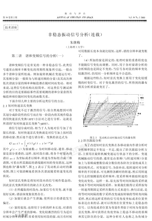 非稳态振动信号分析(连载)2