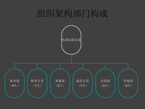 电商部门组织架构图