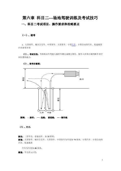 驾照考试之科目二考试技巧