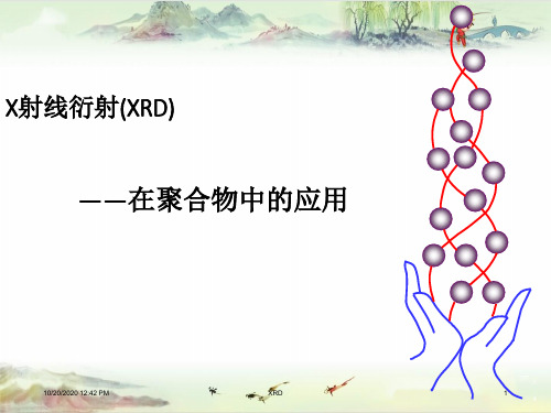 聚合物表征与测试4.XRD2015