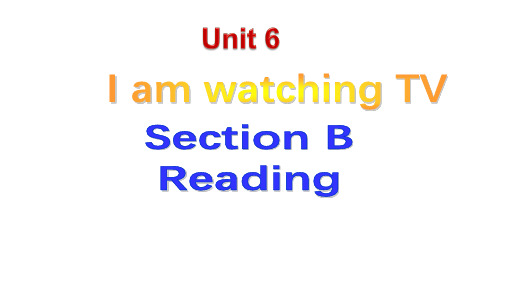 四川成都人教版七年级英语下册第六单元Section B Reading(共15张PPT)