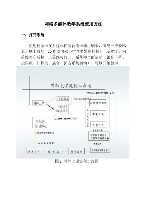 网络多媒体教学系统使用方法