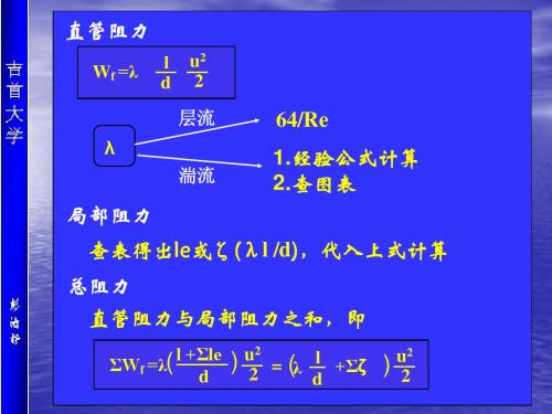 化工原理(第一章第五节)