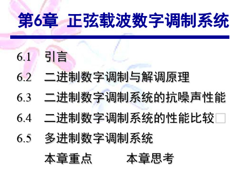 第6章数字载波调制