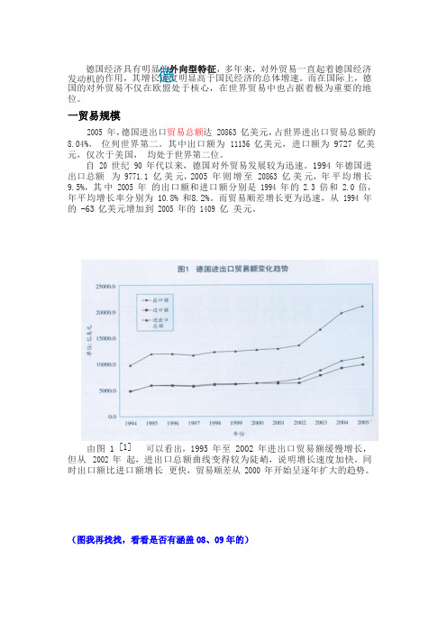 德国贸易总结